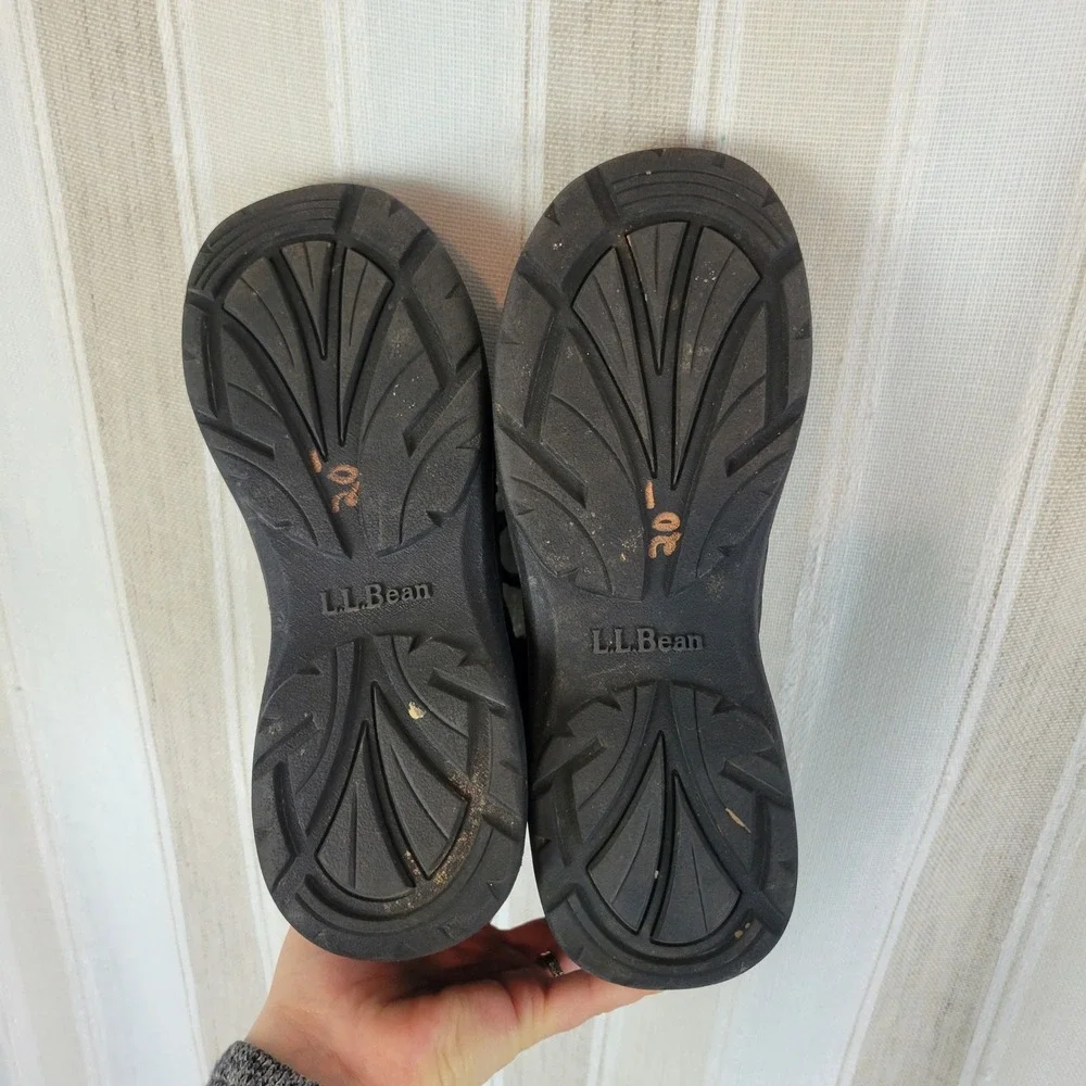 L.L. Bean‎ Nylon Quilted Insulated Commuter Snow Winter Boots Black Size 7.5